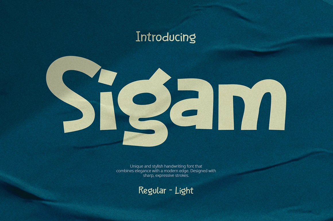 Sigam - Casual Handwriting Font