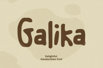 Galika - Delightful Handwriting Font