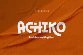 Achiko - Bold Handwriting Font