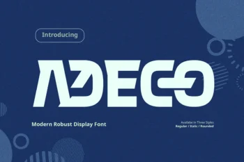 Adeco - Robust Display Font