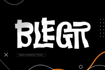 Blegr Typeface